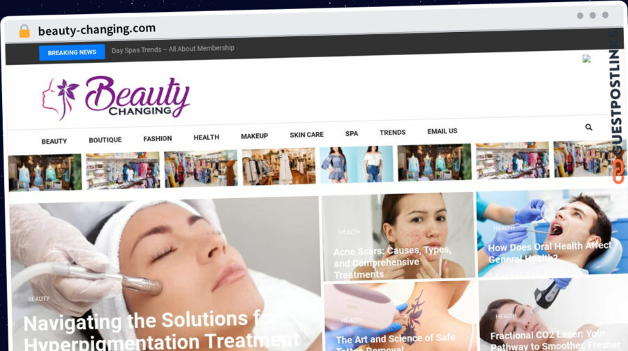 Publish Guest Post on beauty-changing.com
