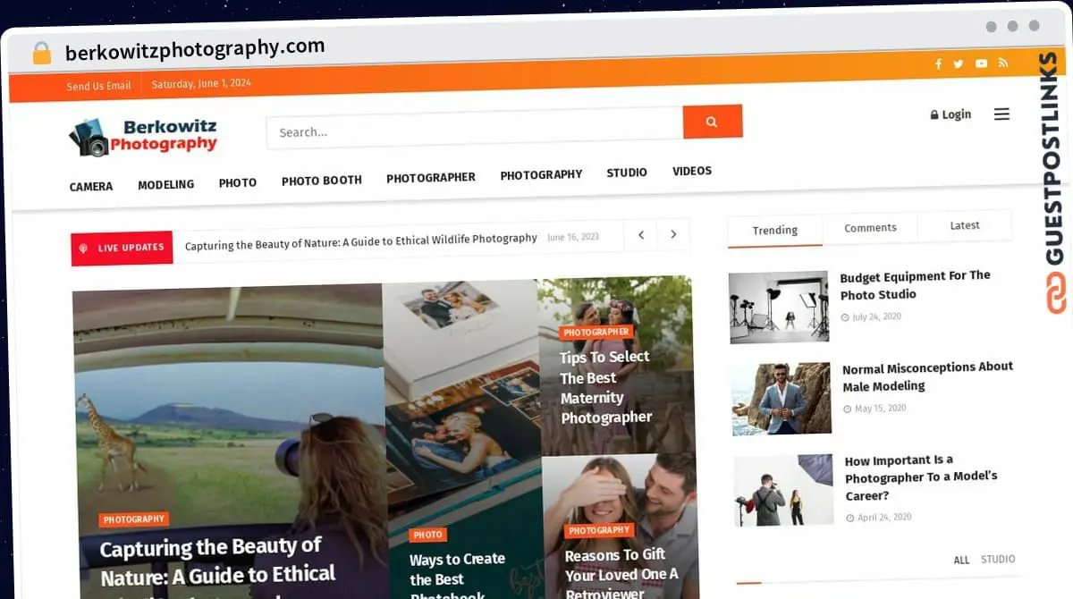 Publish Guest Post on berkowitzphotography.com