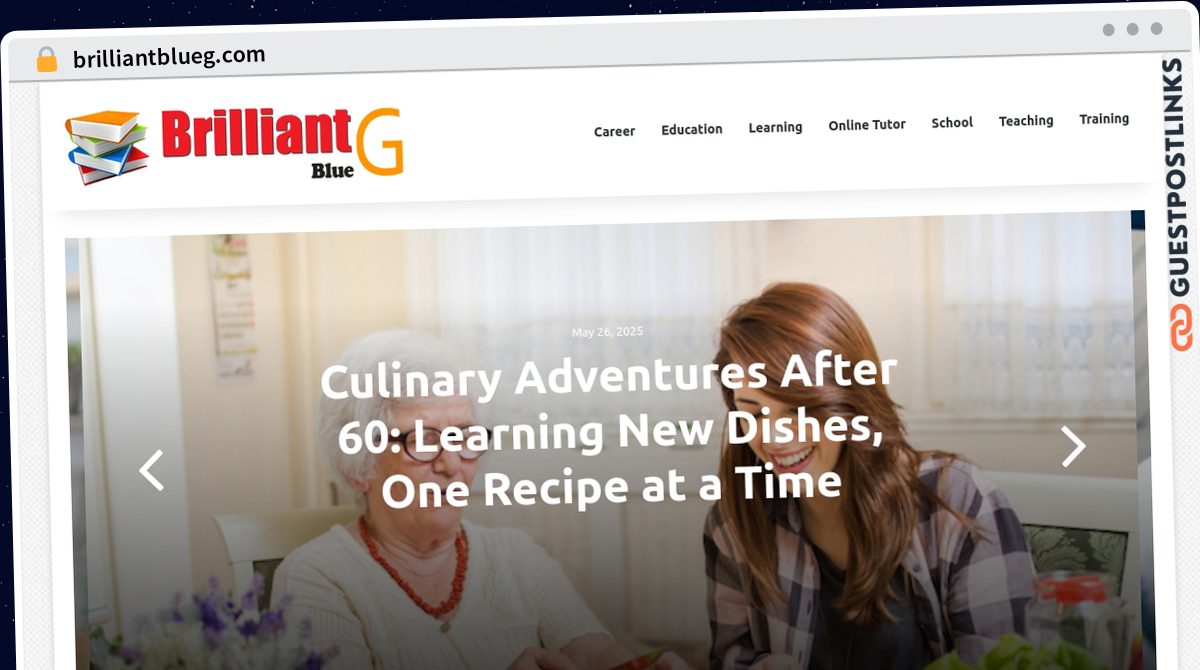 Publish Guest Post on brilliantblueg.com