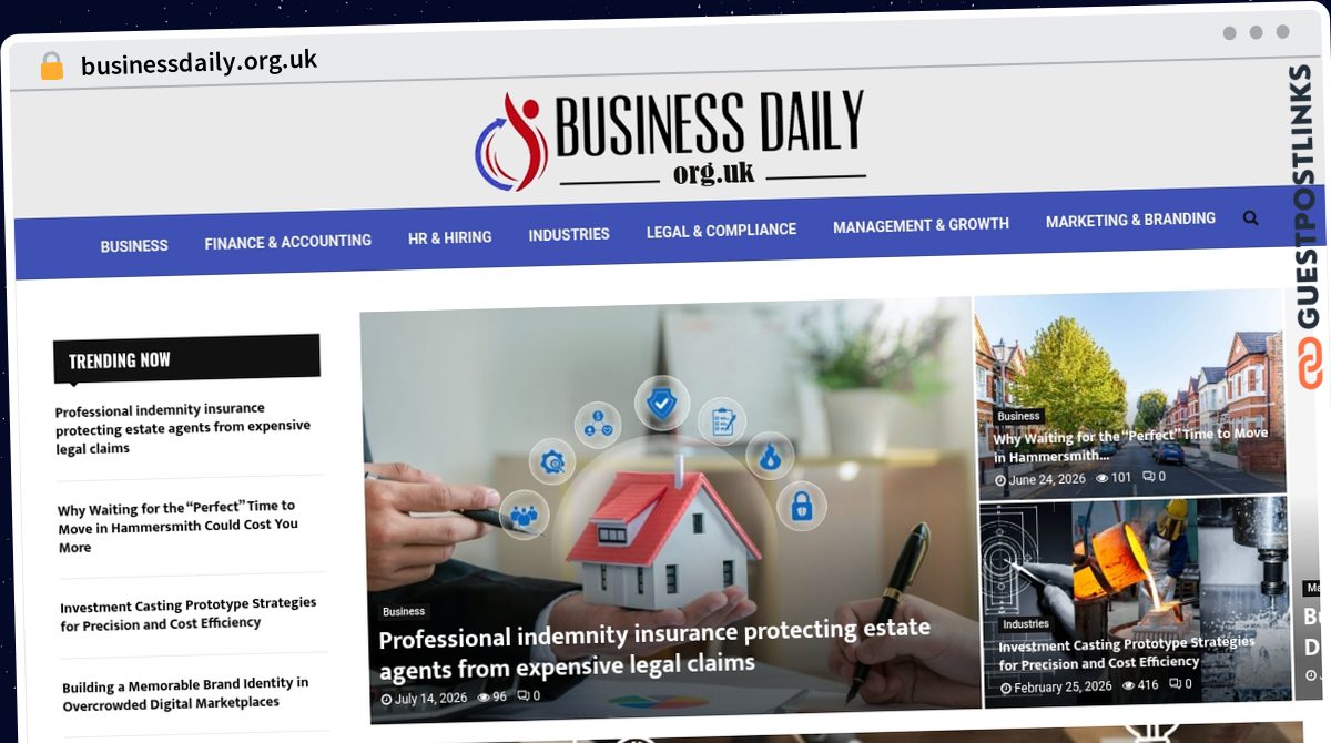Publish Guest Post on businessdaily.org.uk