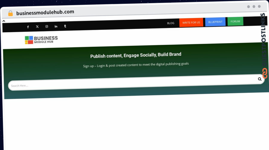 Publish Guest Post on businessmodulehub.com