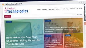 Publish Guest Post on cadictechnologies.com