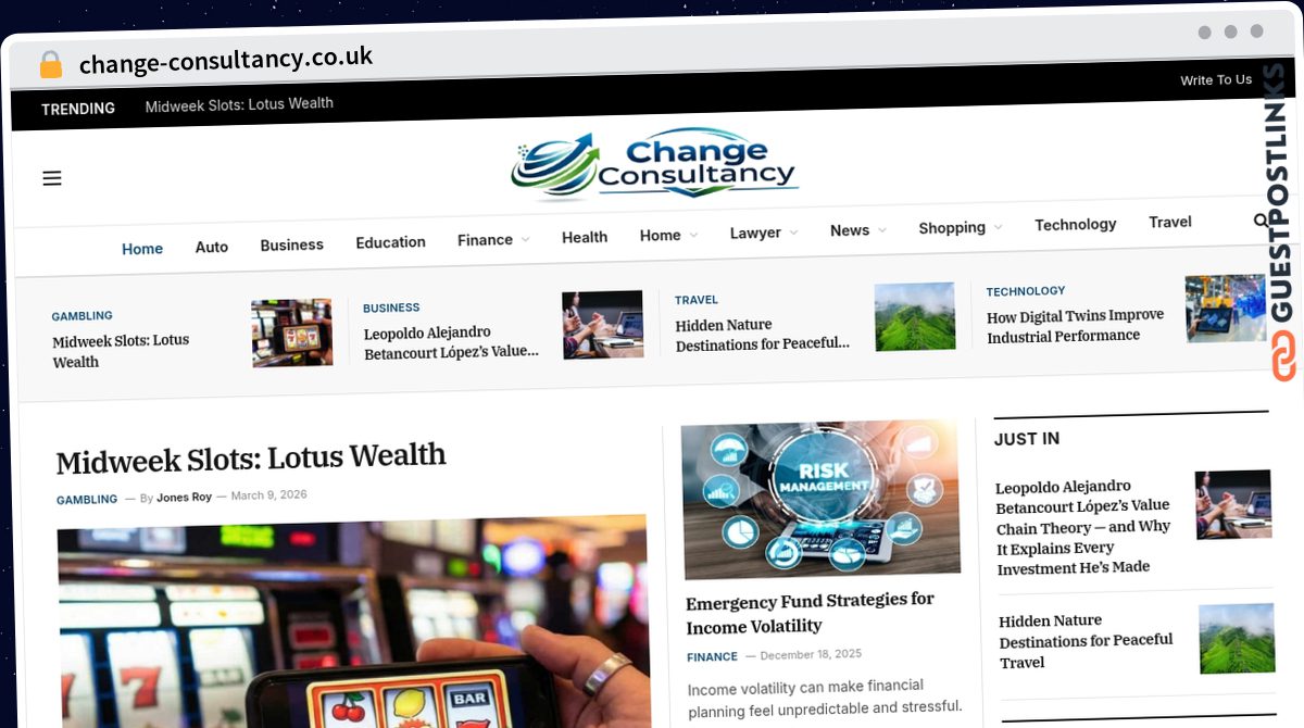 Publish Guest Post on change-consultancy.co.uk