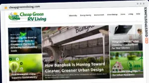 Publish Guest Post on cheapgreenrvliving.com