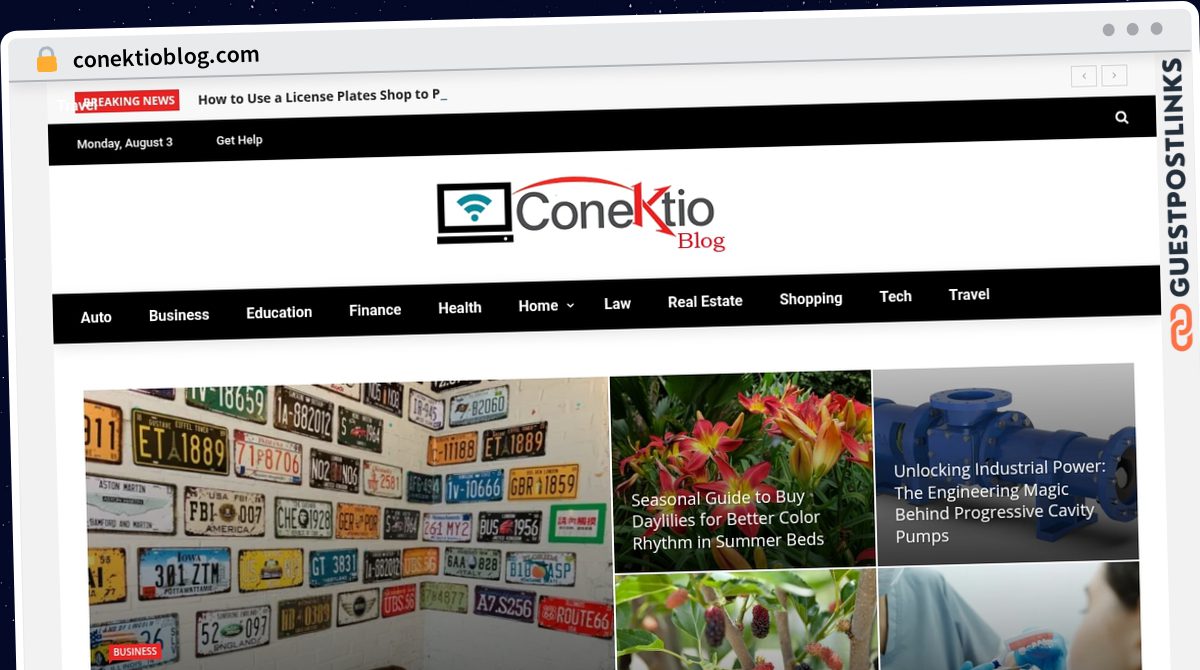 Publish Guest Post on conektioblog.com