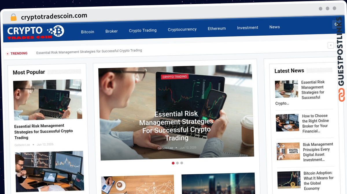 Publish Guest Post on cryptotradescoin.com