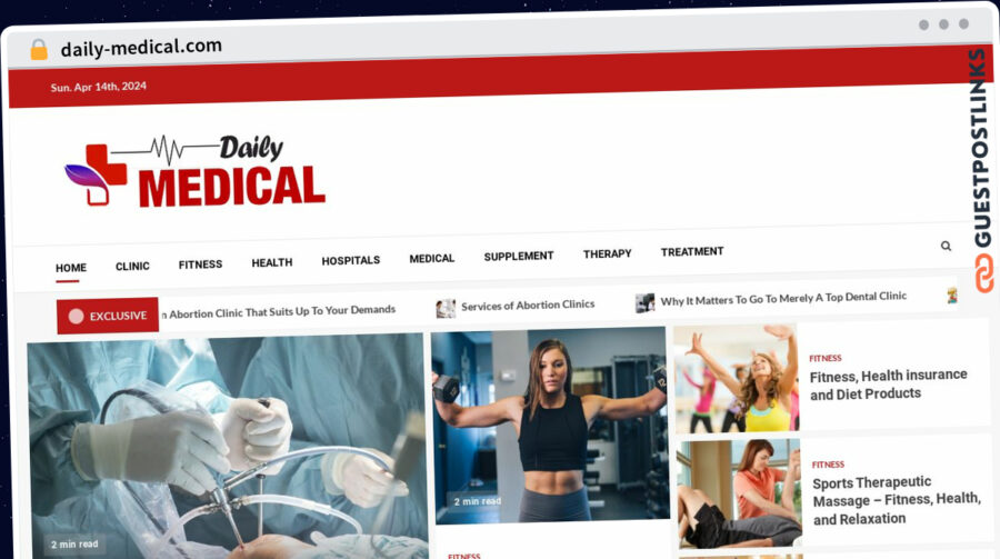 Publish Guest Post on daily-medical.com