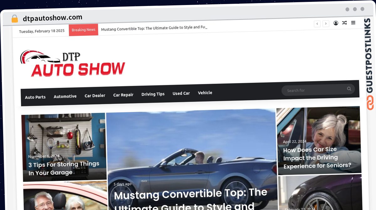 Publish Guest Post on dtpautoshow.com