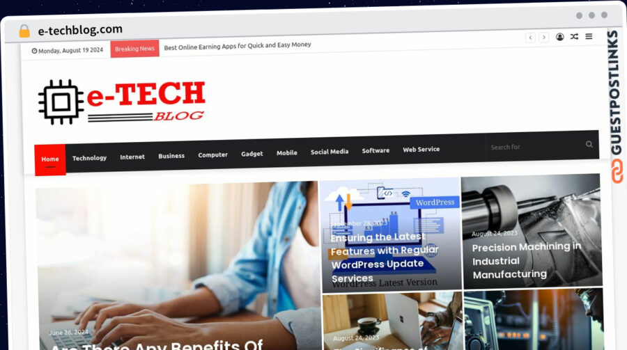 Publish Guest Post on e-techblog.com