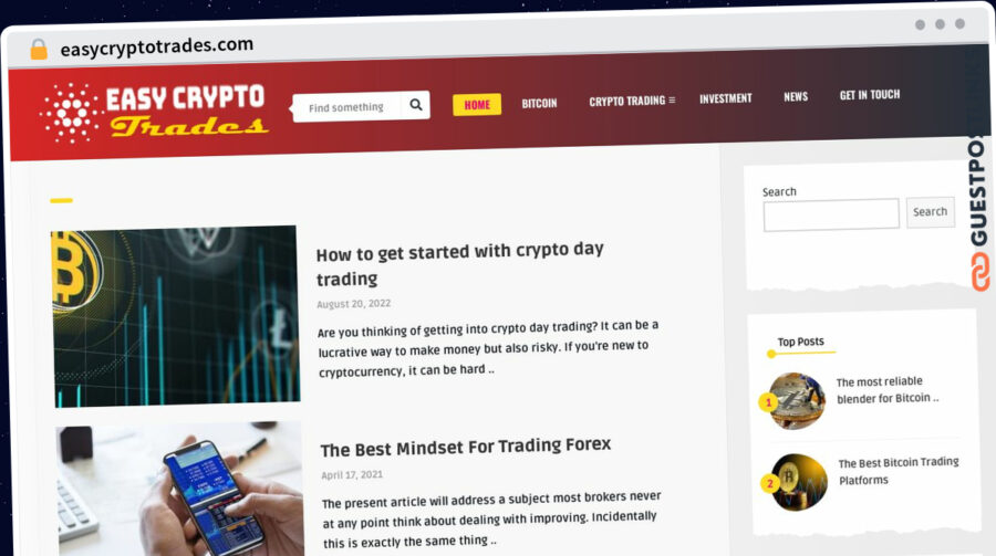 Publish Guest Post on easycryptotrades.com