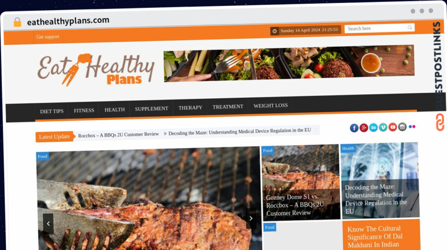 Publish Guest Post on eathealthyplans.com