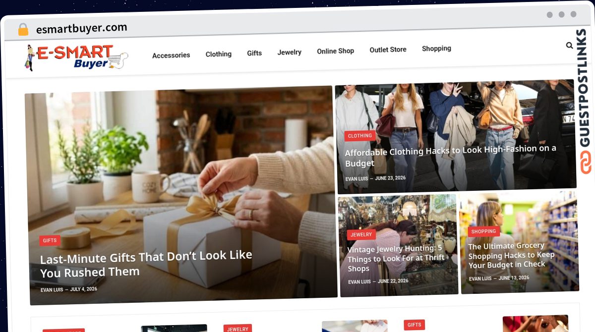 Publish Guest Post on esmartbuyer.com
