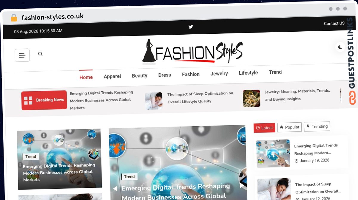 Publish Guest Post on fashion-styles.co.uk