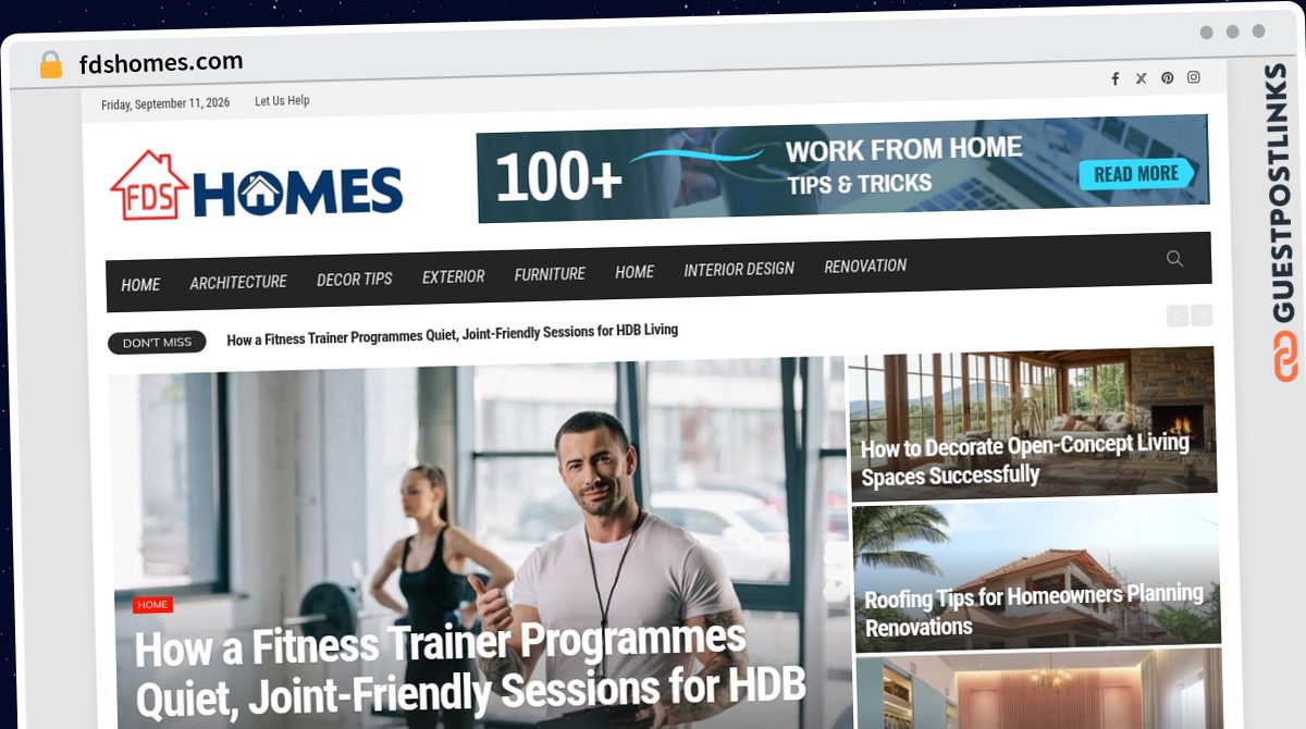Publish Guest Post on fdshomes.com