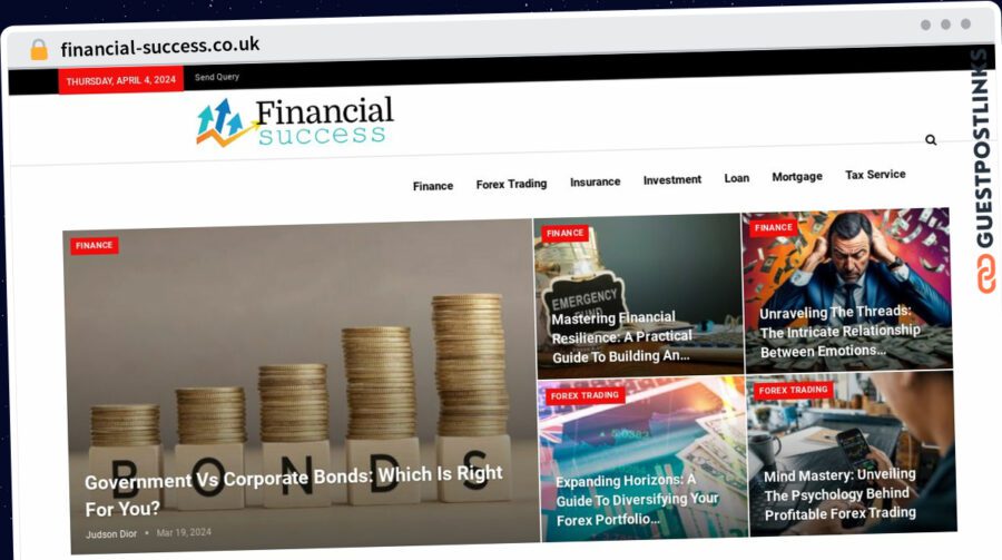 Publish Guest Post on financial-success.co.uk