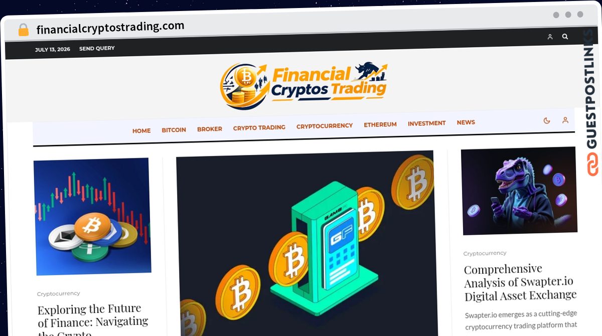 Publish Guest Post on financialcryptostrading.com