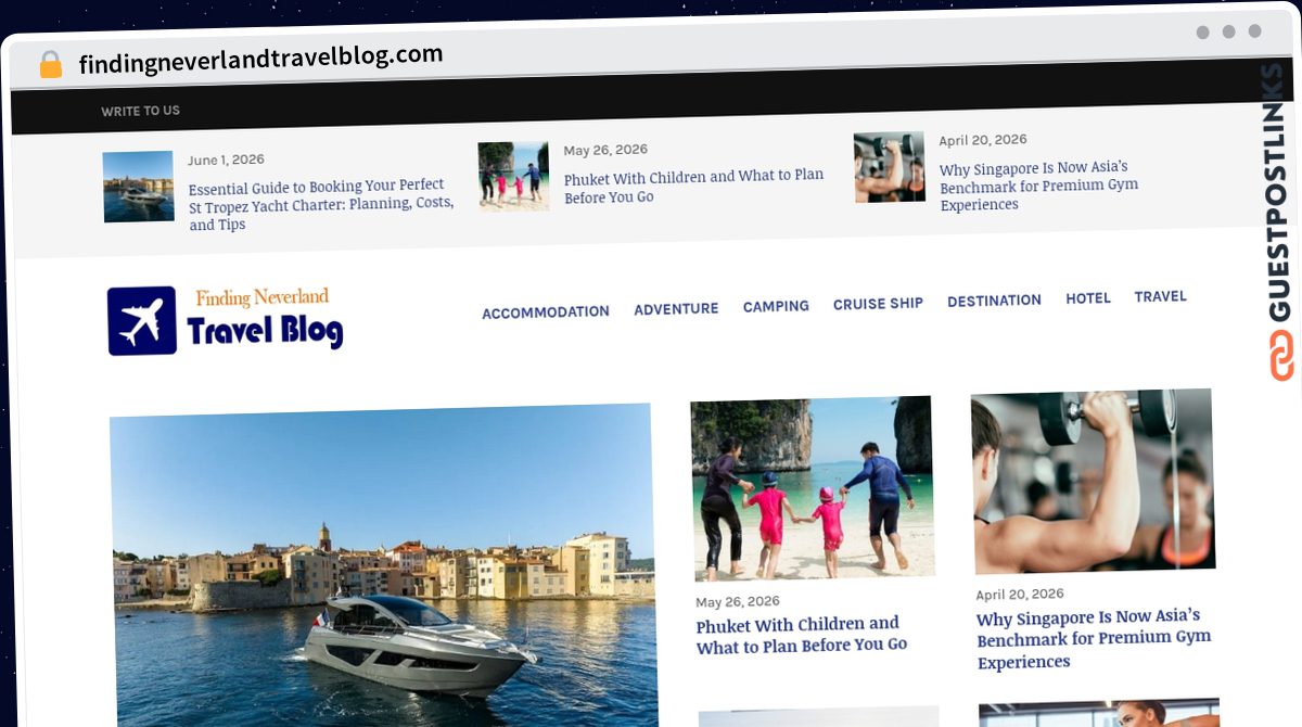 Publish Guest Post on findingneverlandtravelblog.com