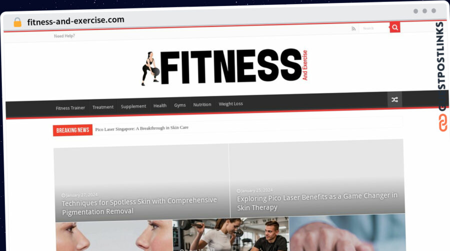 Publish Guest Post on fitness-and-exercise.com