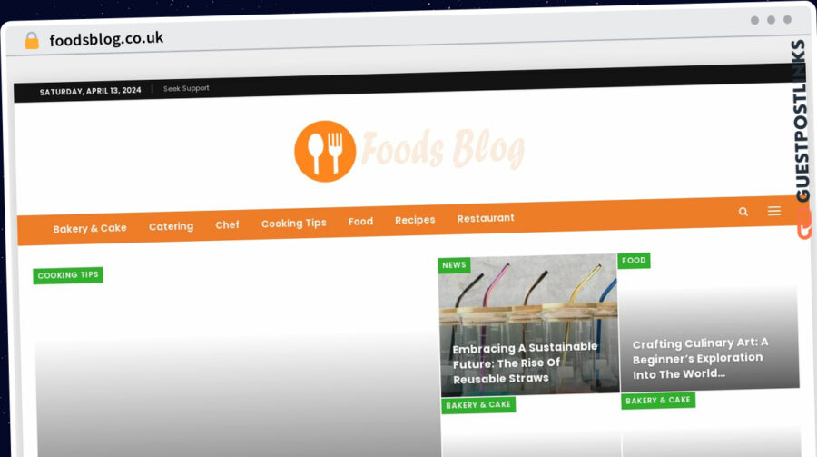 Publish Guest Post on foodsblog.co.uk