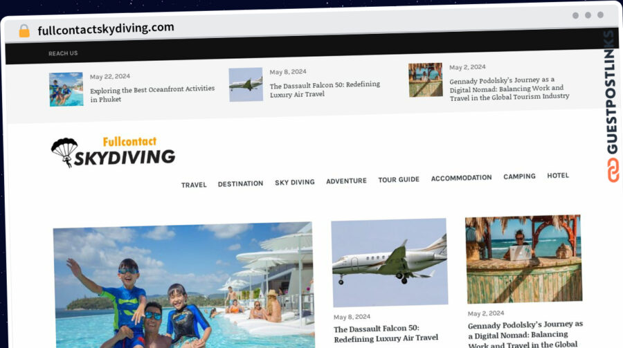 Publish Guest Post on fullcontactskydiving.com