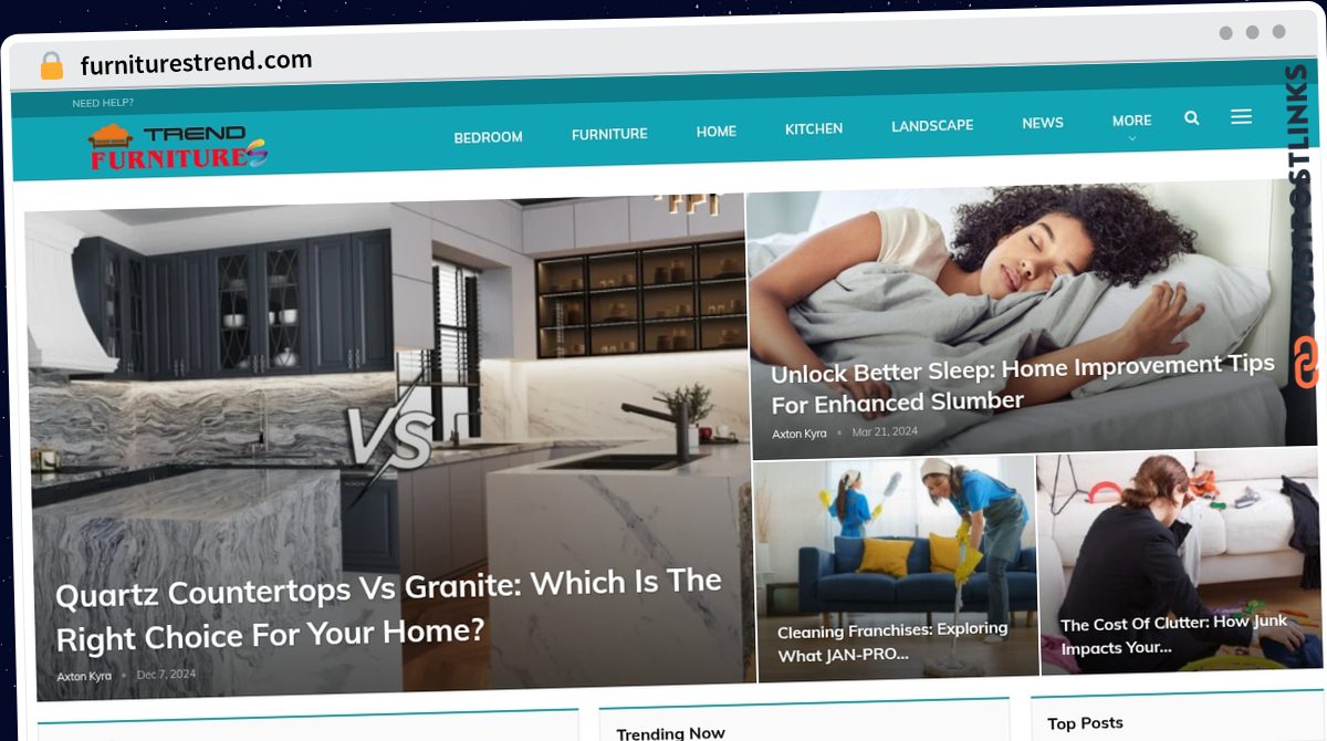 Publish Guest Post on furniturestrend.com