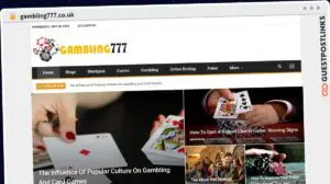 Publish Guest Post on gambling777.co.uk