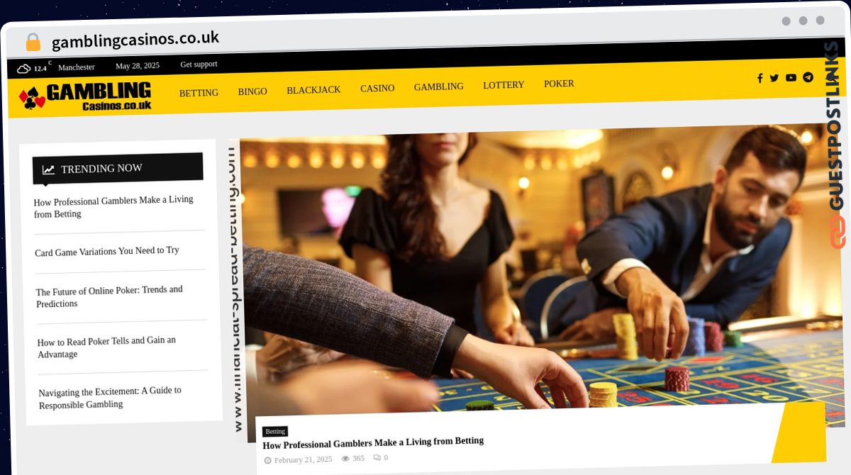 Publish Guest Post on gamblingcasinos.co.uk