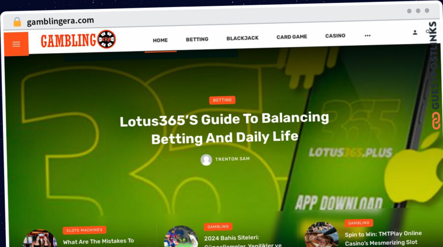 Publish Guest Post on gamblingera.com