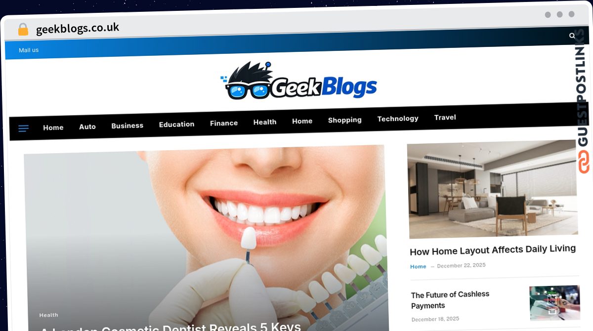 Publish Guest Post on geekblogs.co.uk