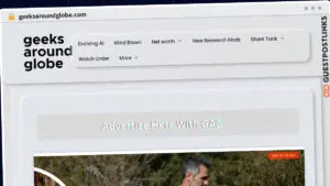 Publish Guest Post on geeksaroundglobe.com