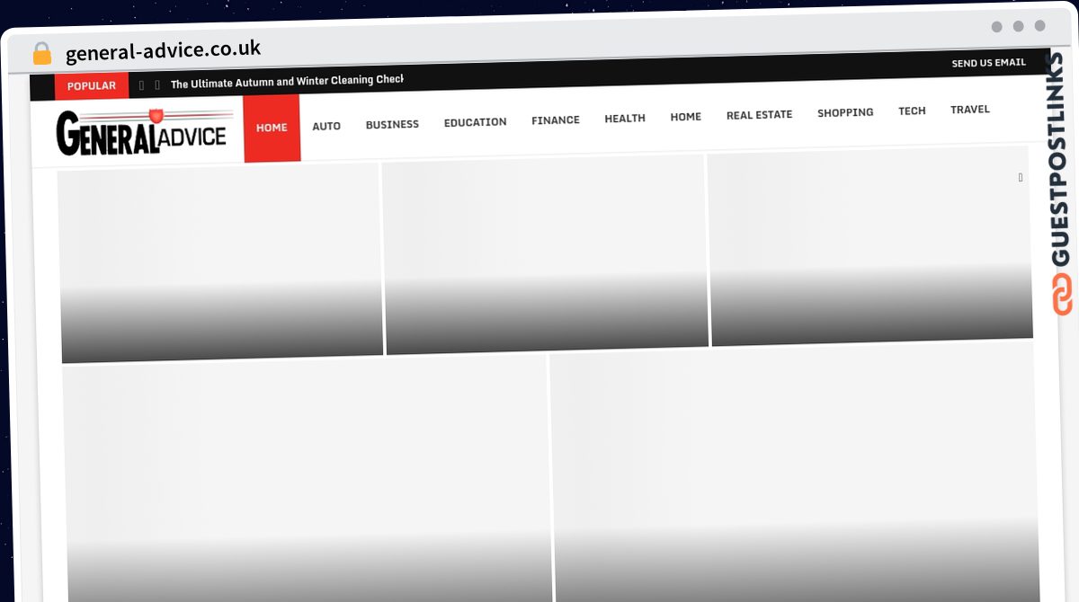 Publish Guest Post on general-advice.co.uk