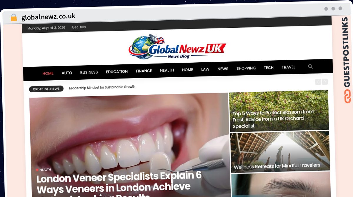Publish Guest Post on globalnewz.co.uk