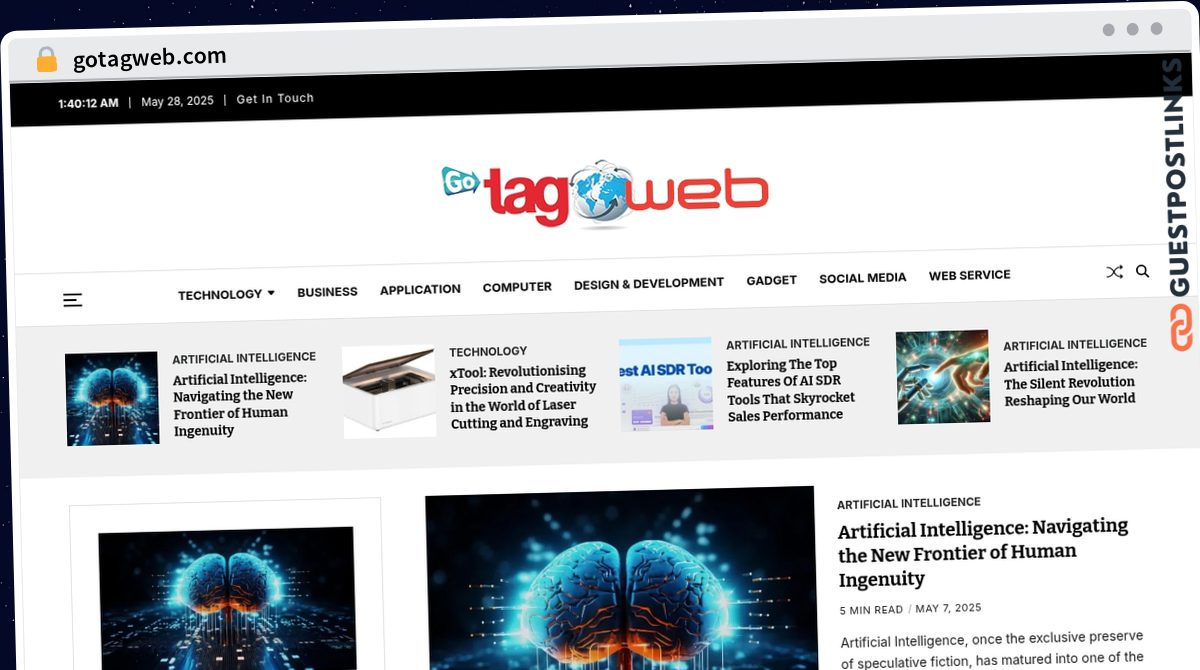 Publish Guest Post on gotagweb.com