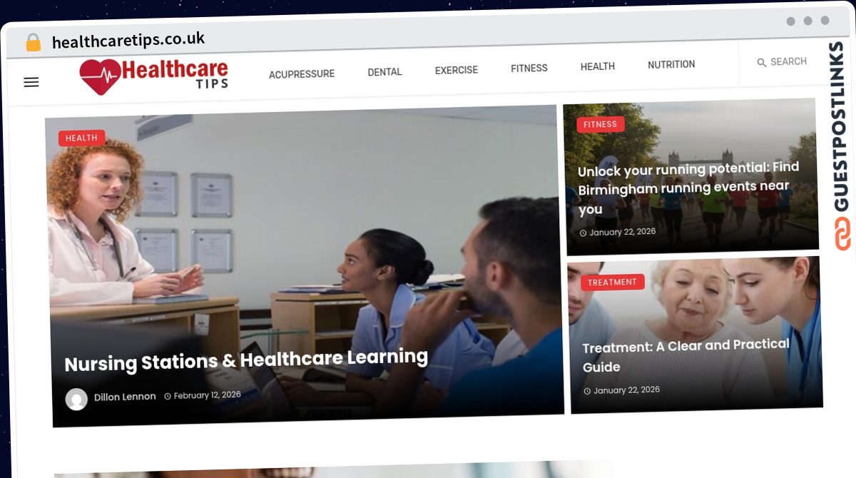 Publish Guest Post on healthcaretips.co.uk