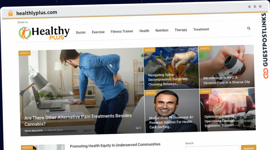 Publish Guest Post on healthlyplus.com