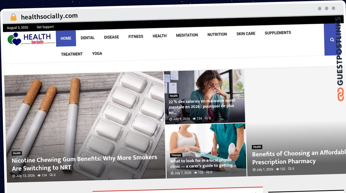 Publish Guest Post on healthsocially.com