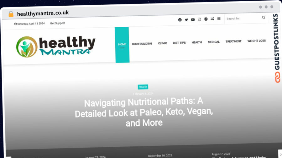 Publish Guest Post on healthymantra.co.uk