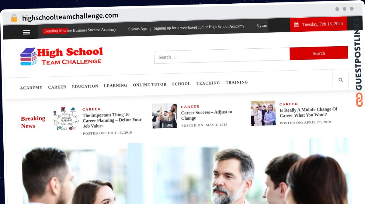 Publish Guest Post on highschoolteamchallenge.com