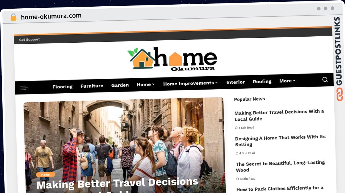 Publish Guest Post on home-okumura.com