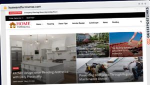 Publish Guest Post on homeandfarmsense.com