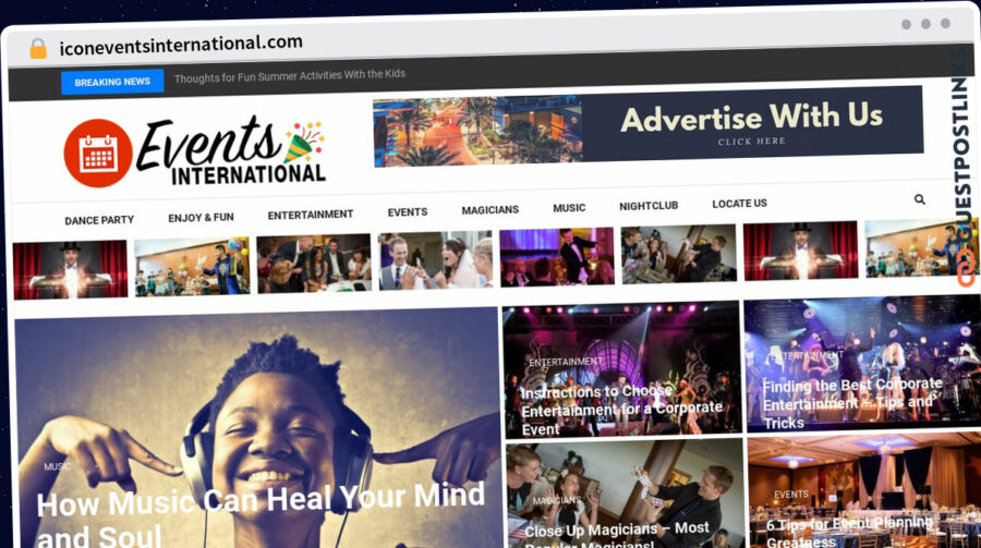 Publish Guest Post on iconeventsinternational.com