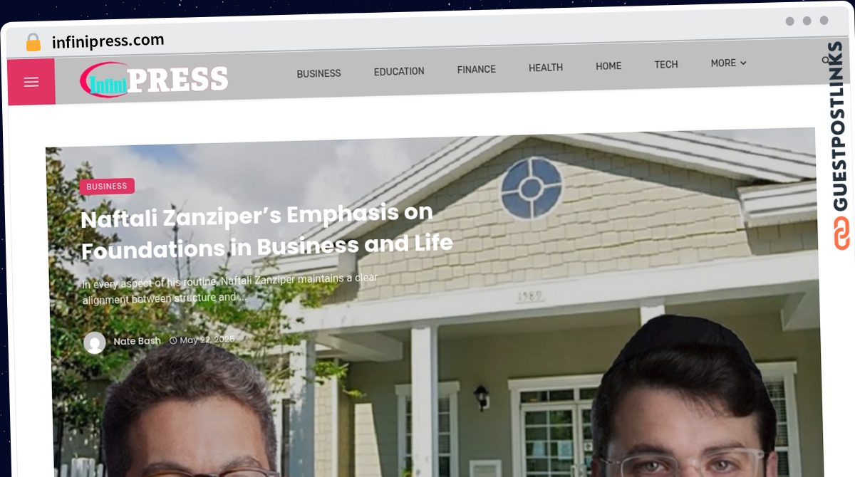 Publish Guest Post on infinipress.com