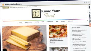 Publish Guest Post on knowyourfoods.com