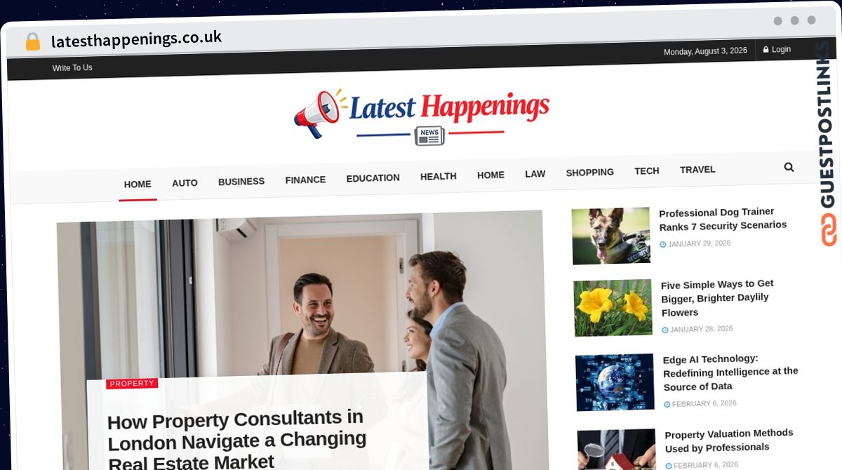 Publish Guest Post on latesthappenings.co.uk