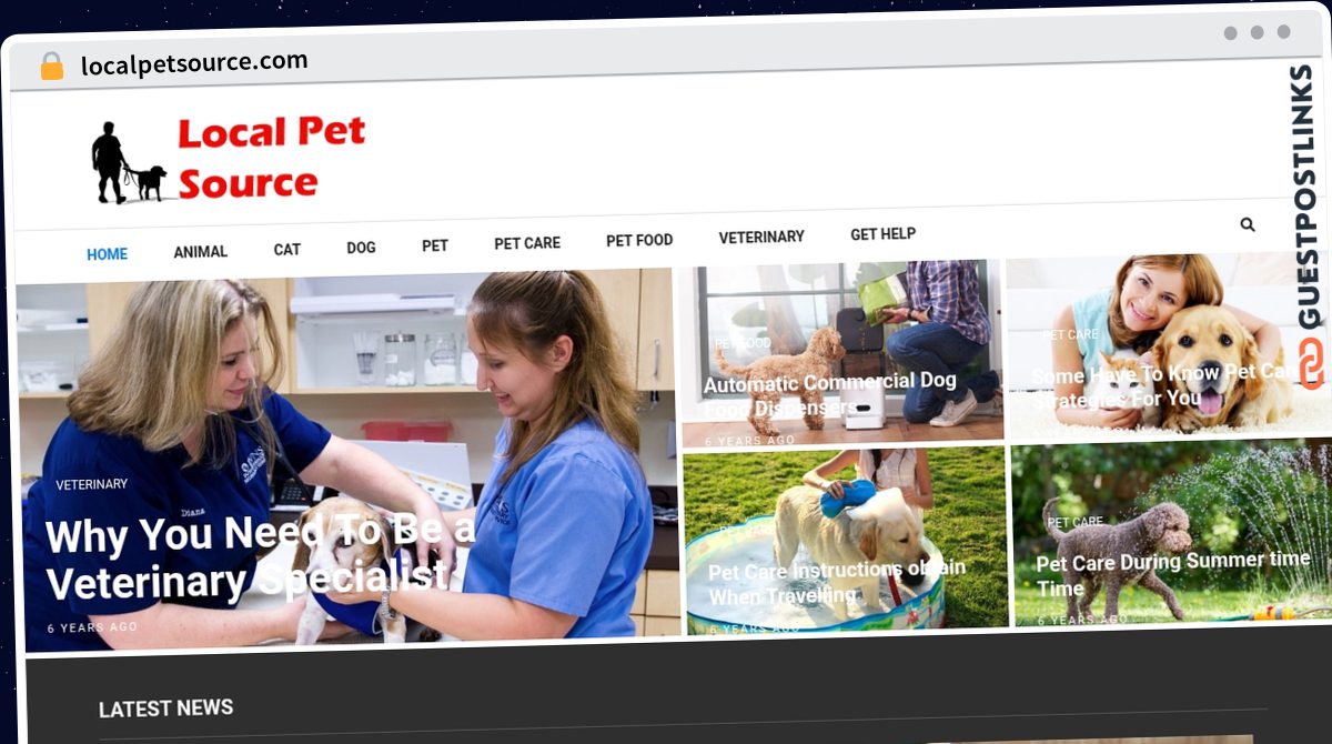 Publish Guest Post on localpetsource.com