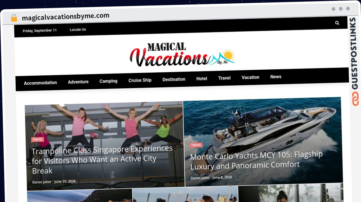 Publish Guest Post on magicalvacationsbyme.com