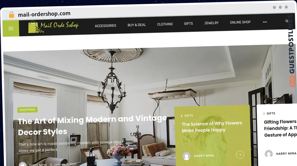 Publish Guest Post on mail-ordershop.com