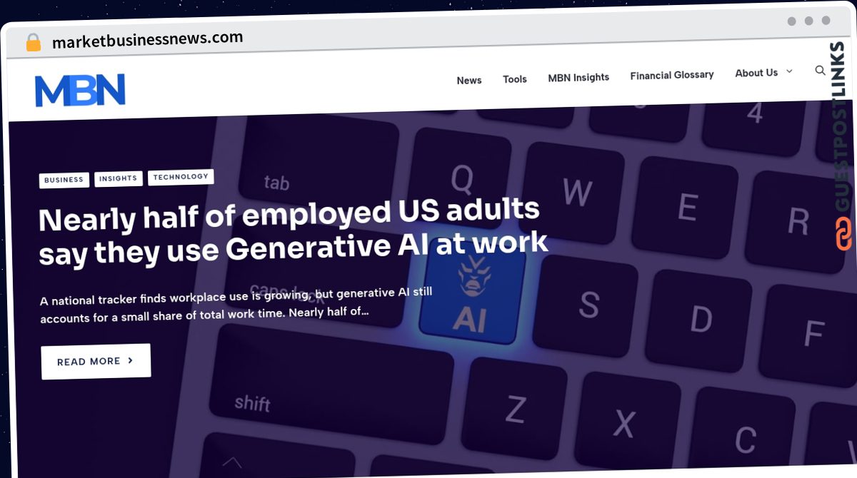 Publish Guest Post on marketbusinessnews.com