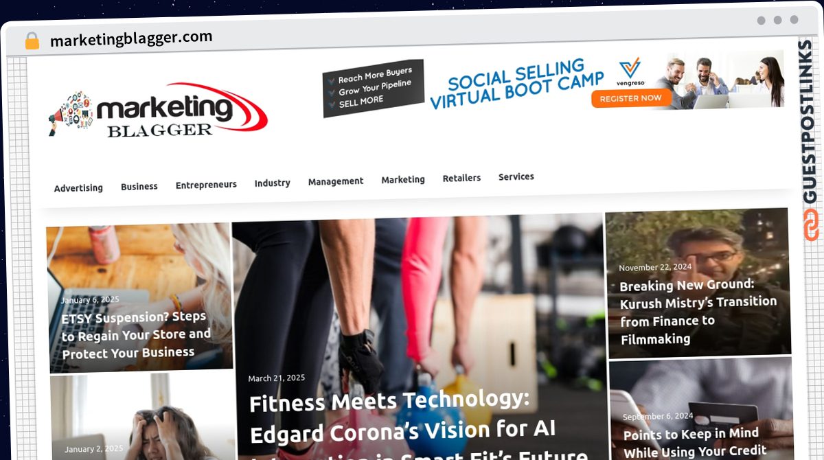 Publish Guest Post on marketingblagger.com