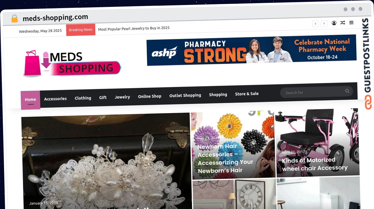 Publish Guest Post on meds-shopping.com